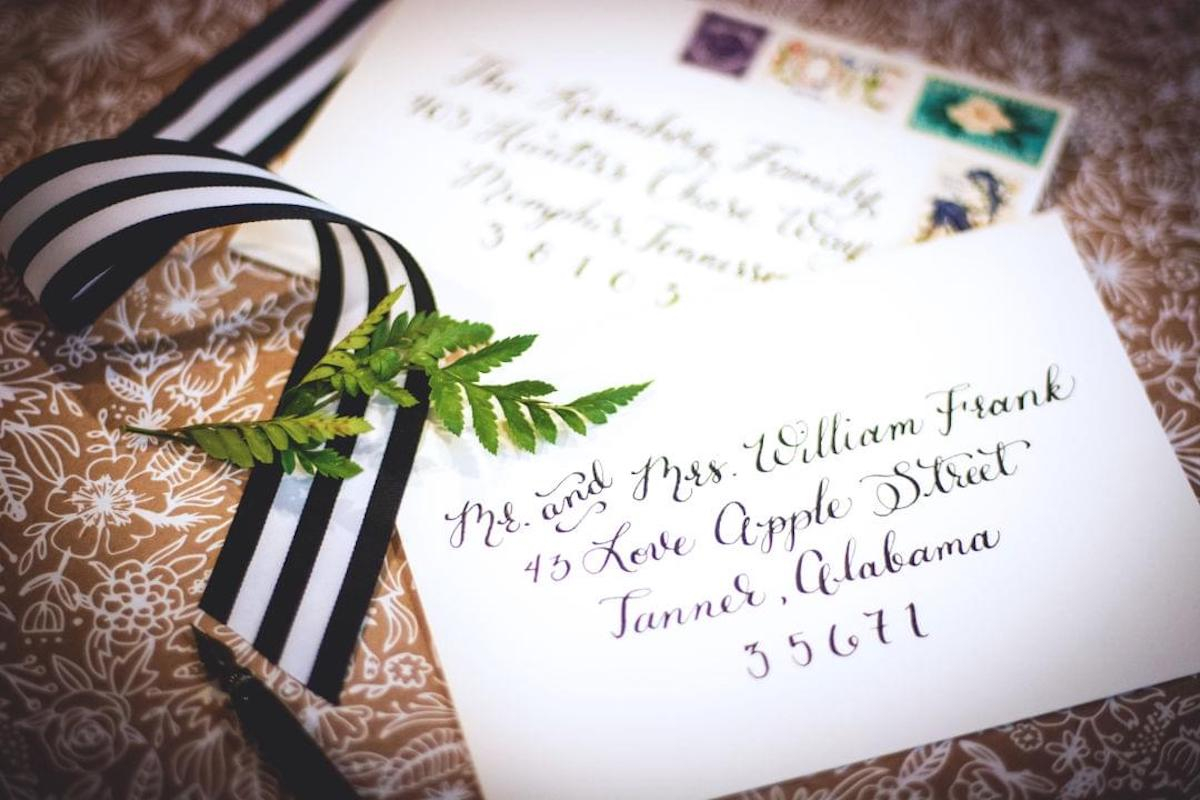 27+ Great Picture of Addressing Wedding Invitations
