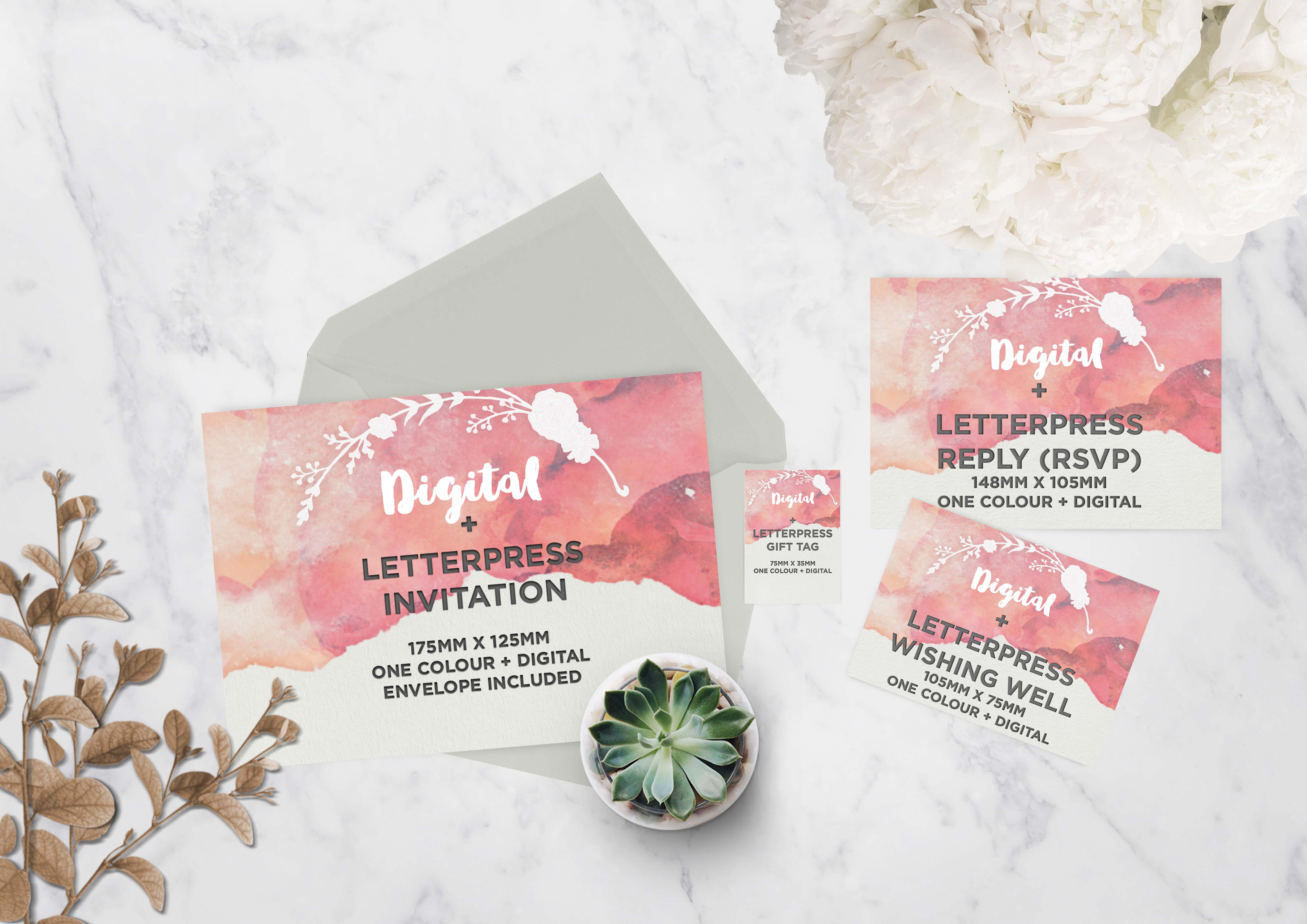 Affordable Letterpress Wedding Invitations Invitation Suite A Whimsical Box Affordable Letterpress Australia
