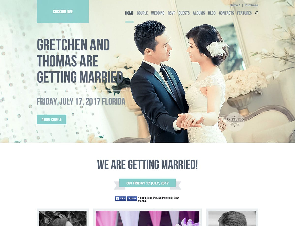 Best Wedding Invitation Websites 35 Best Wedding WordPress Themes 2019 Athemes