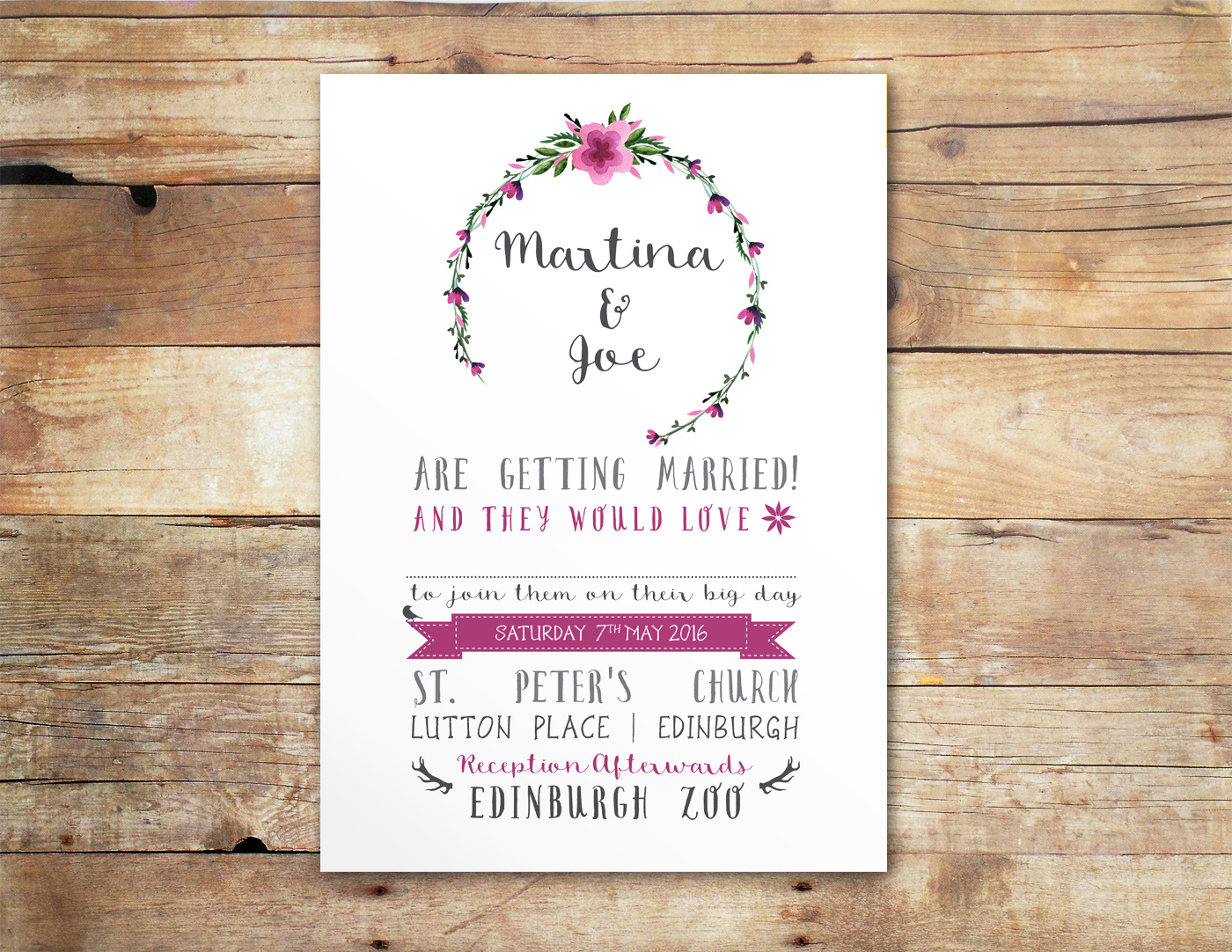 Country Chic Wedding Invitations Rustic Chic Floral Wedding Invitation Little Ivory Weddings