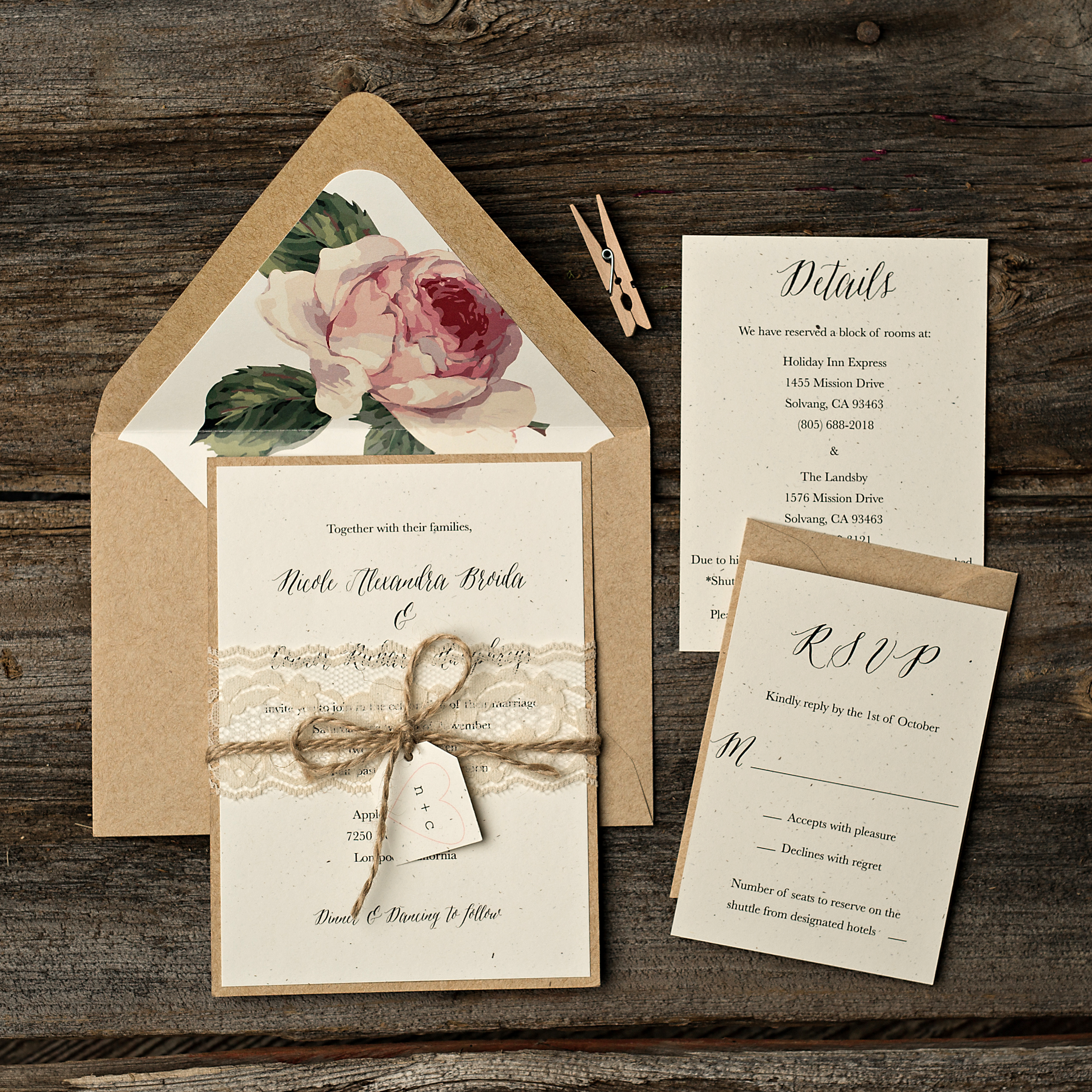 Country Chic Wedding Invitations Rustic Chic Wedding Invitations Too Chic Little Shab Design