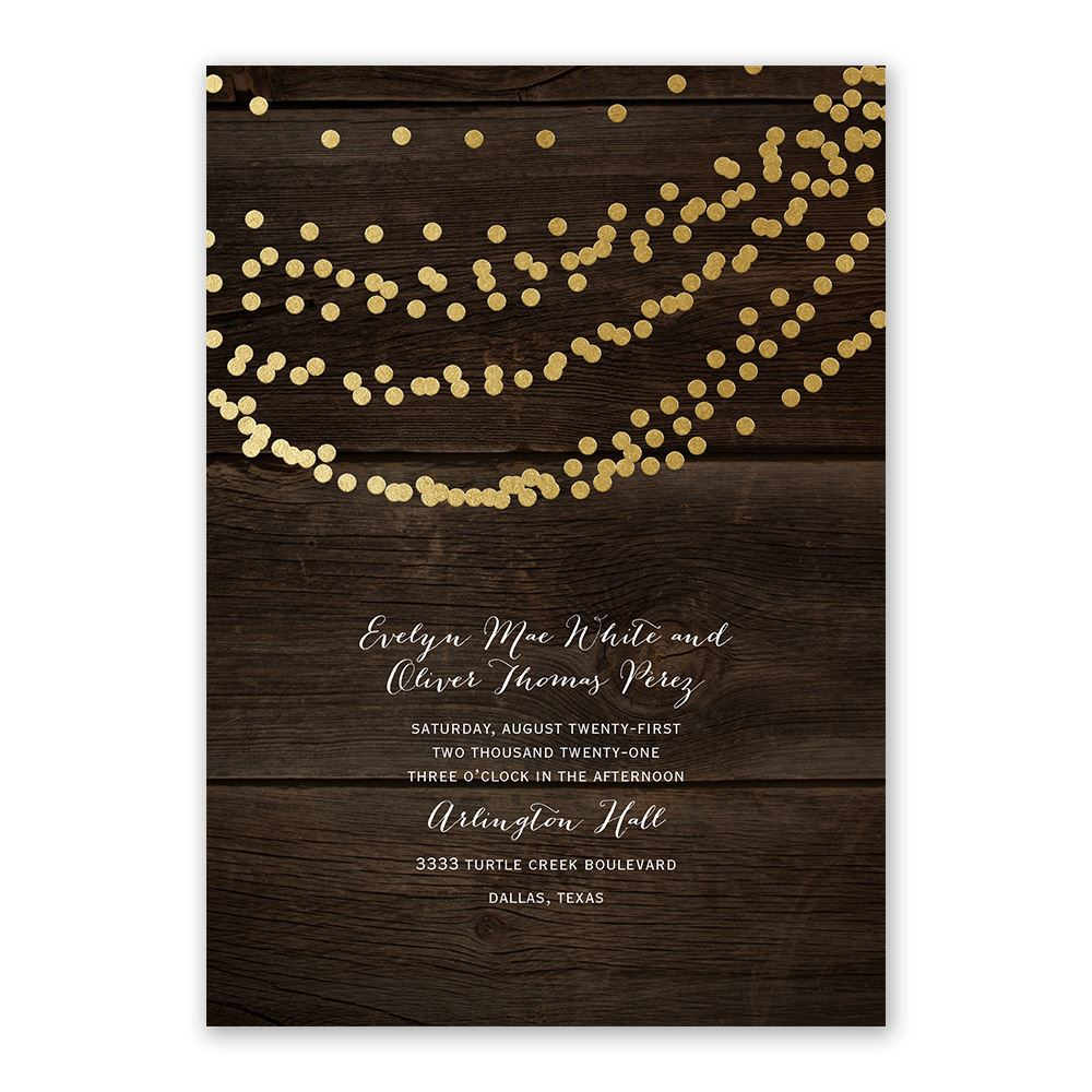 Country Chic Wedding Invitations Rustic Wedding Invitations Invitations Dawn