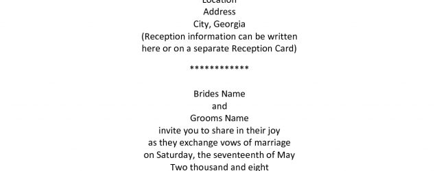 Couple Hosting Wedding Invitation Wording Older Couple Wedding Invitation Wording Wedding Invitation Wording
