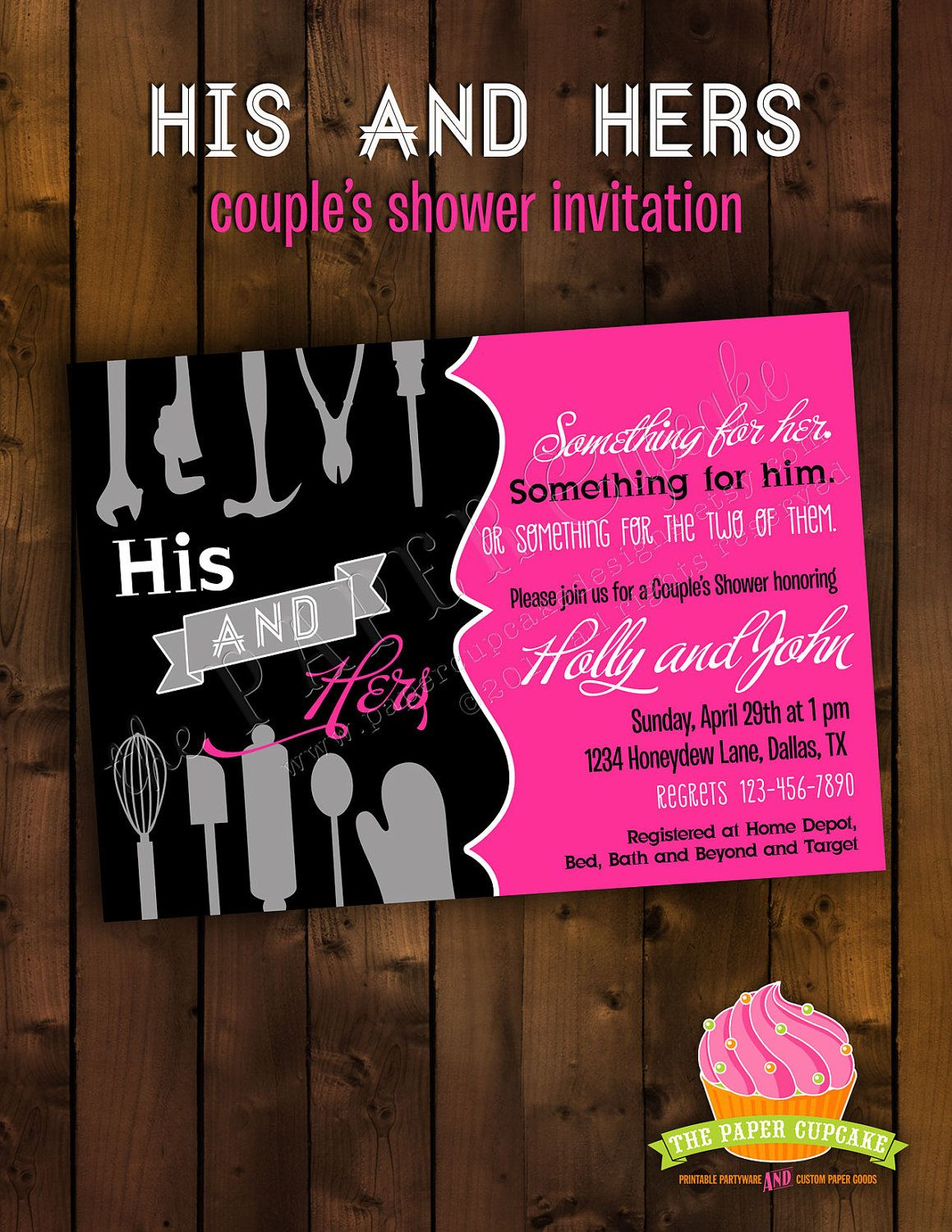 27 Great Picture Of Couples Wedding Shower Invitations 