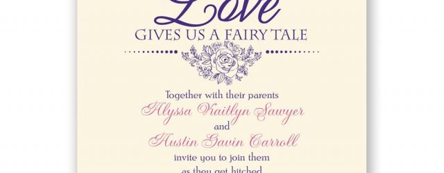 Fairytale Wedding Invitations Fairy Tale Love Invitation Invitations Dawn