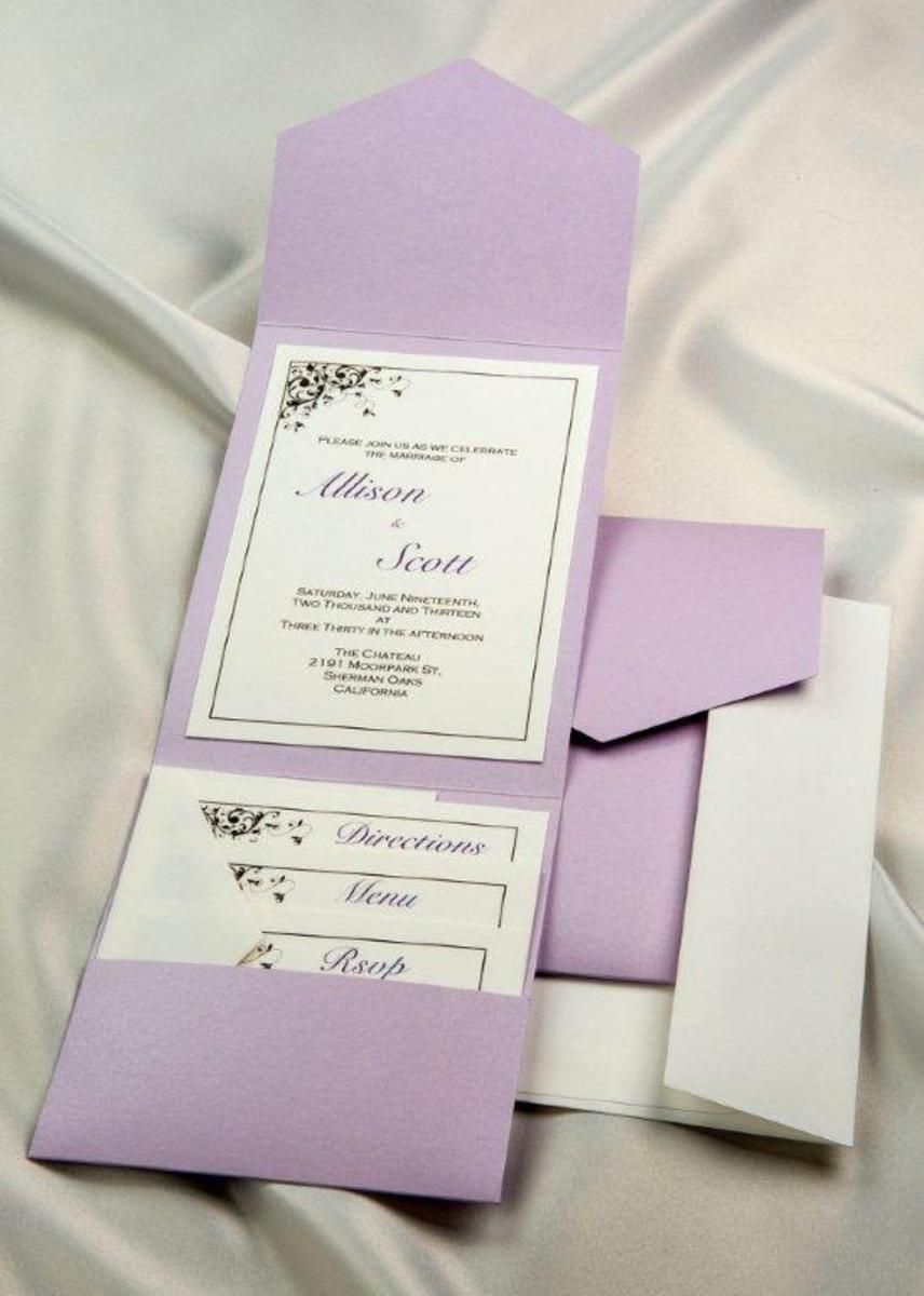 32+ Awesome Image of Lavender Wedding Invitations