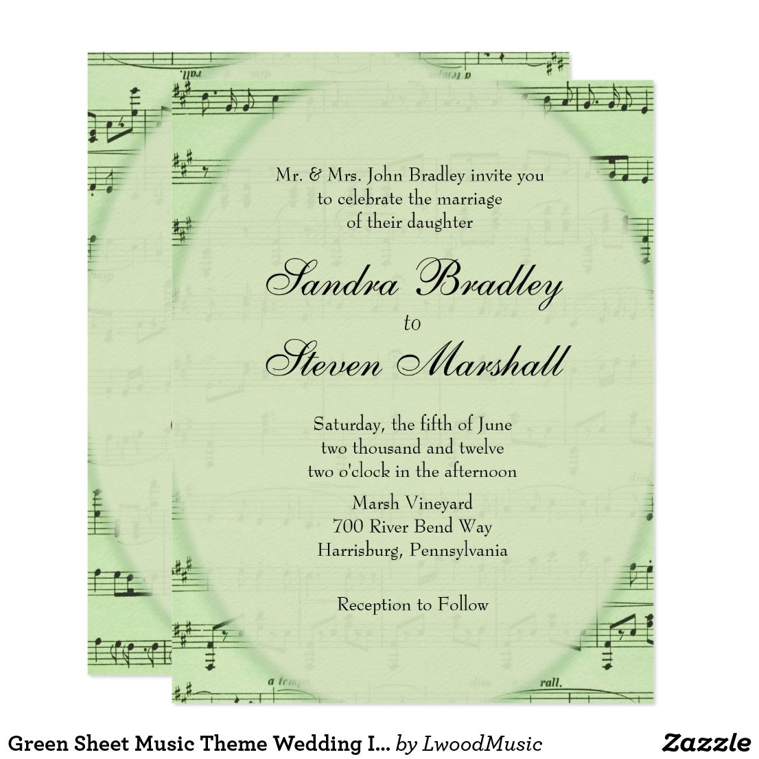 37+ Elegant Image of Music Themed Wedding Invitations