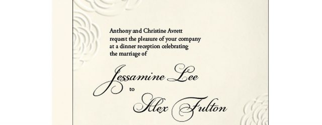 Paper Source Wedding Invitations Roses Wedding Invitation Jessamine Alex Paper Source