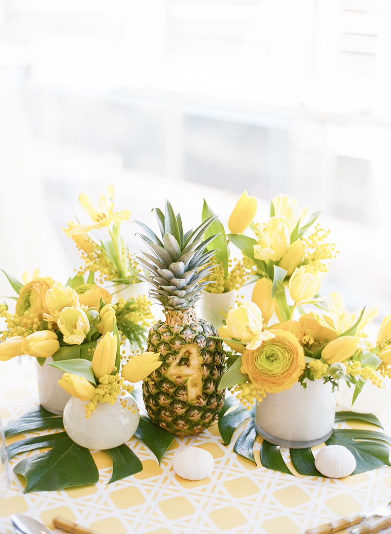 Exclusive Photo of Pineapple Wedding Decor