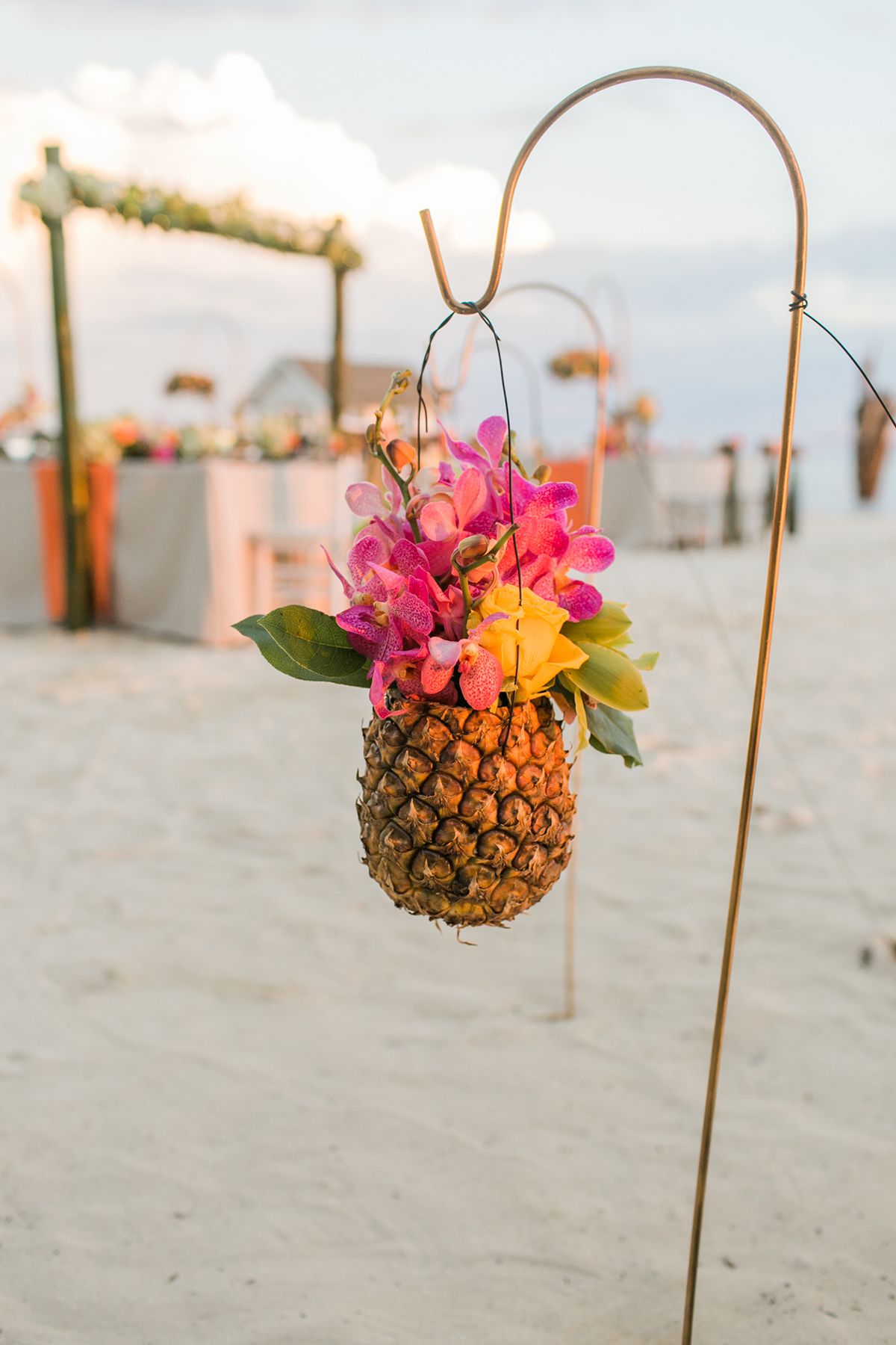 Exclusive Photo of Pineapple Wedding Decor