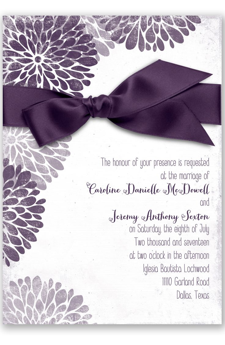 27+ Inspired Image of Plum Wedding Invitations