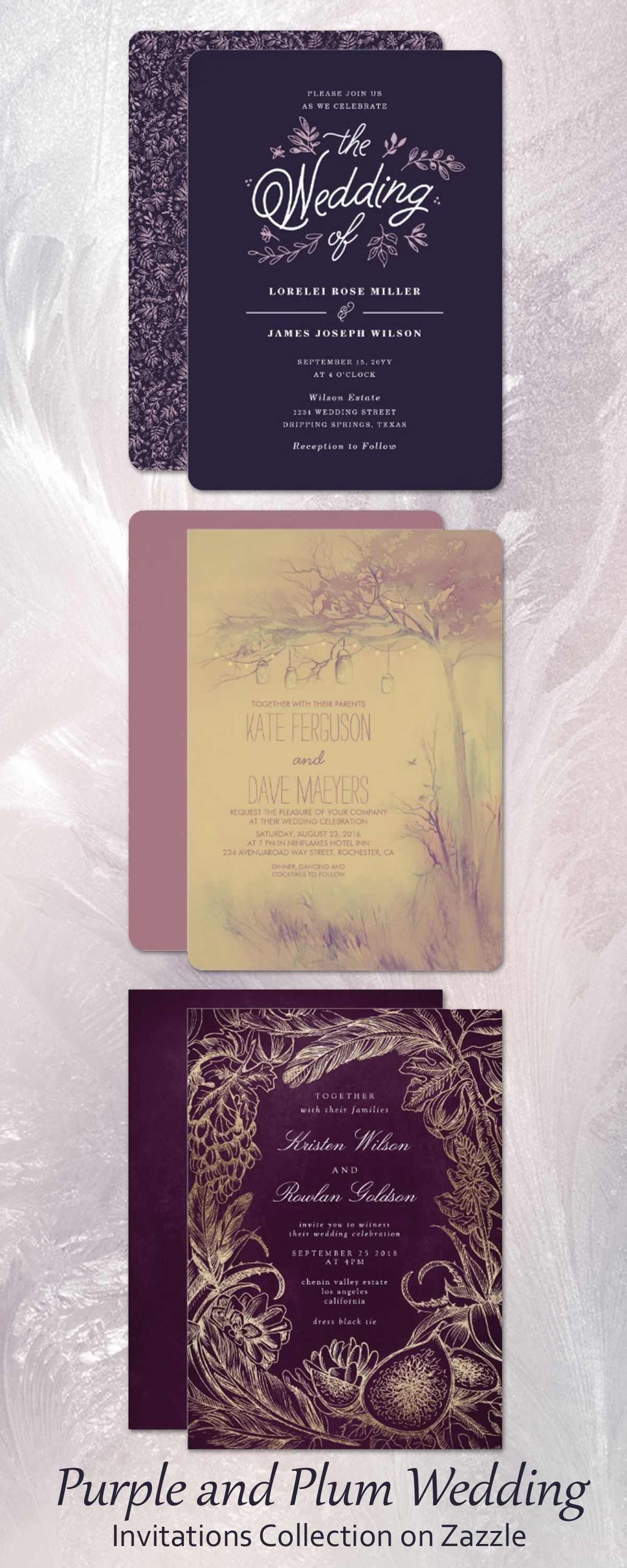 27+ Inspired Image of Plum Wedding Invitations - regiosfera.com