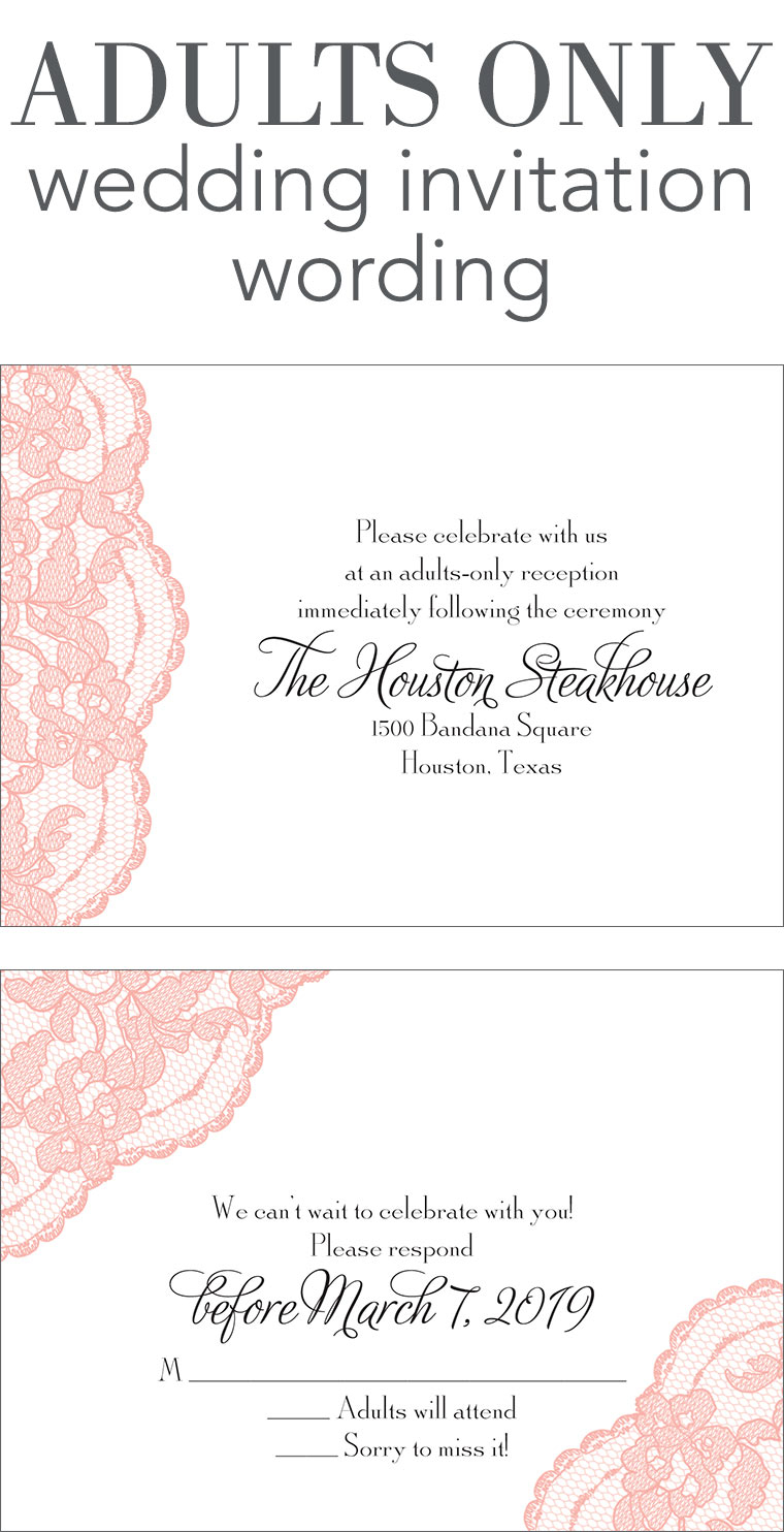 Reception Only Wedding Invitations Adults Only Wedding Invitation Wording Invitations Dawn