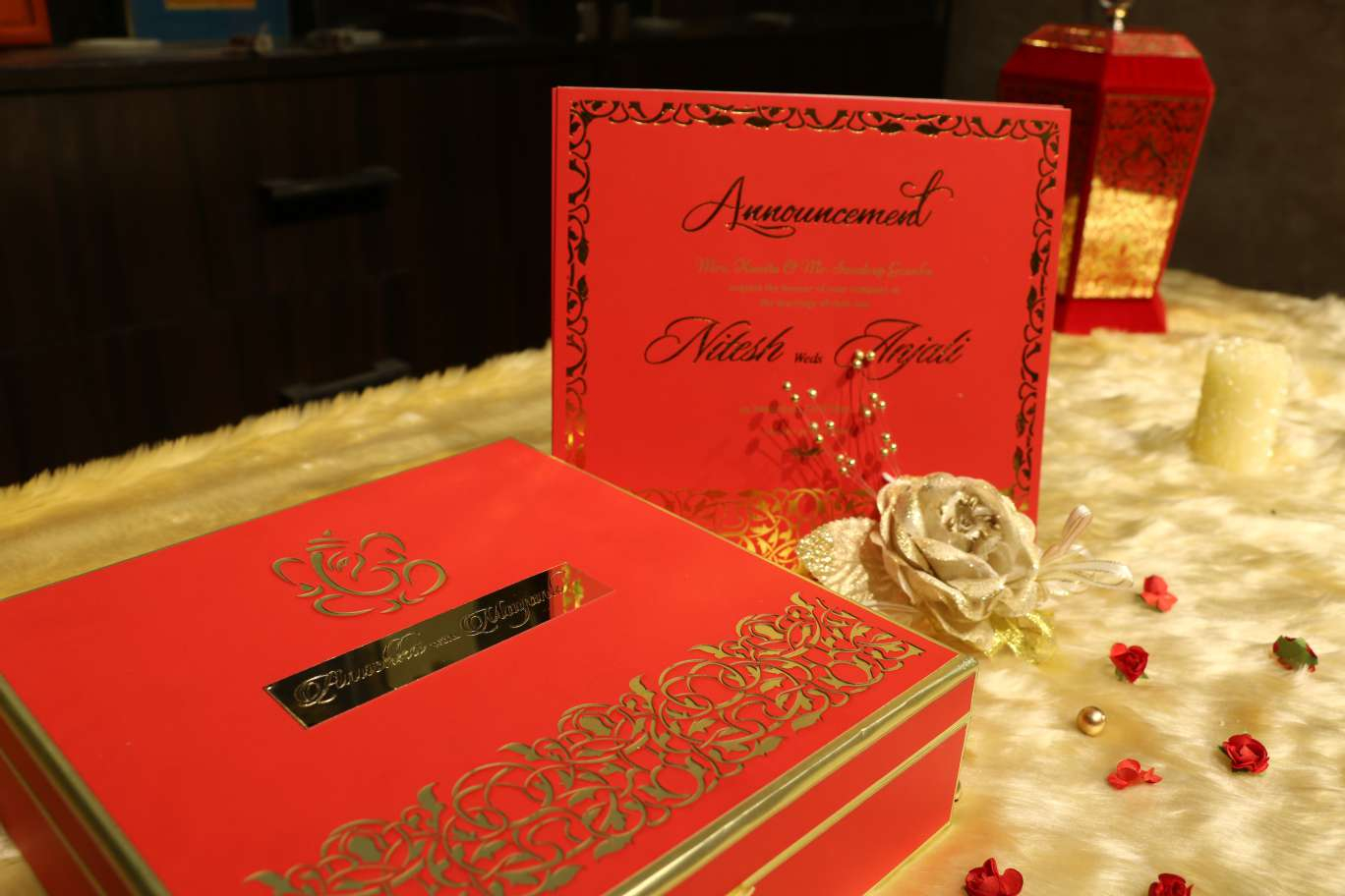 35+ Creative Picture of Red And Gold Wedding Invitations - regiosfera.com