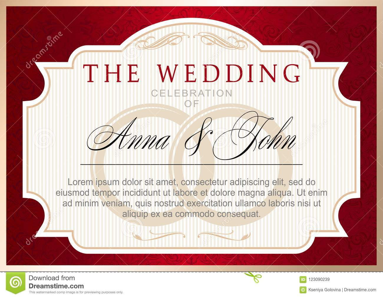 35+ Creative Picture of Red And Gold Wedding Invitations - regiosfera.com