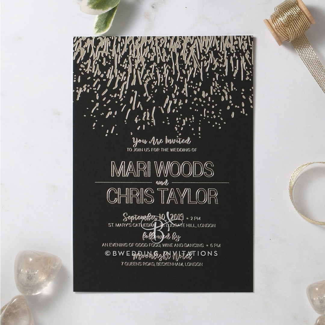 35+ Pretty Image of Sparkle Wedding Invitations - regiosfera.com