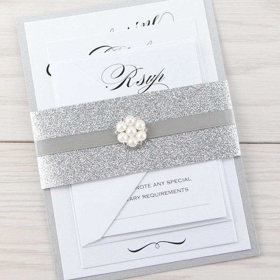 35+ Pretty Image of Sparkle Wedding Invitations - regiosfera.com
