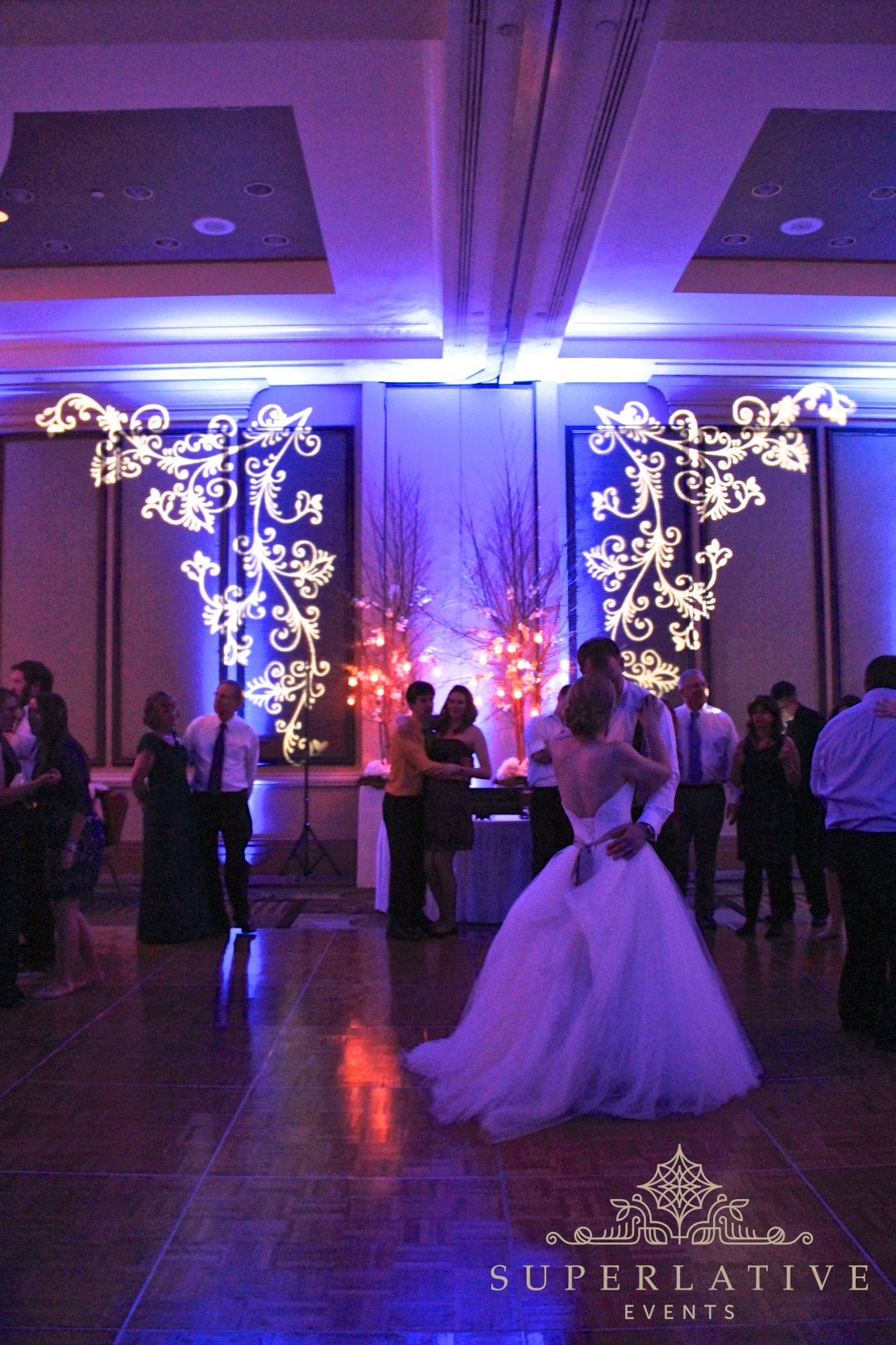 Exclusive Image of Uplighting Wedding Diy