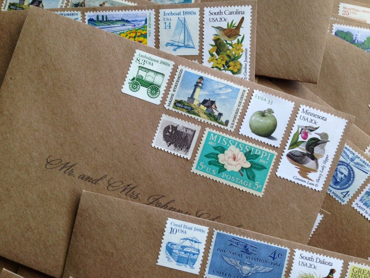 32+ Pretty Picture of Wedding Invitation Postage