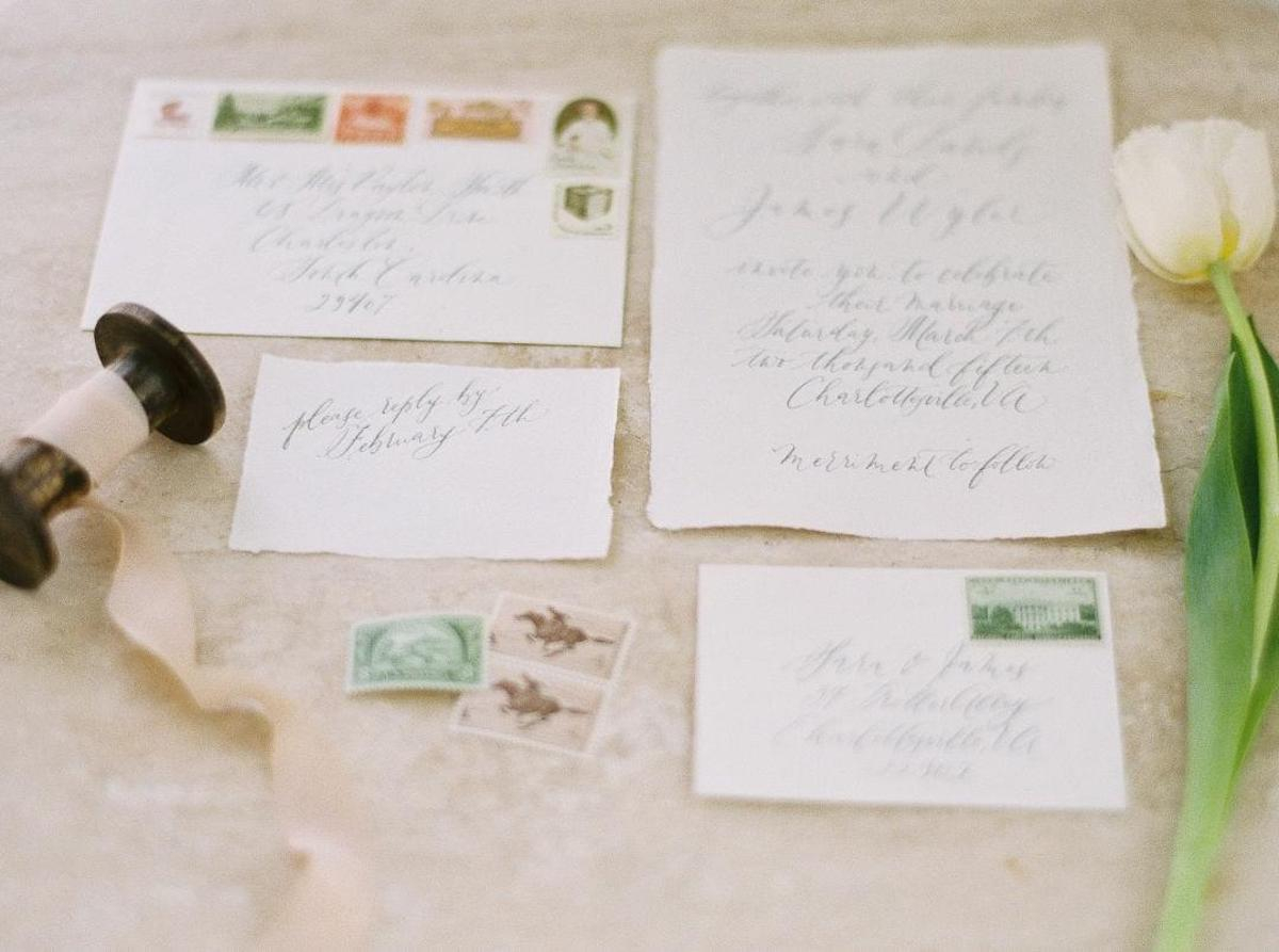 32+ Pretty Picture of Wedding Invitation Postage