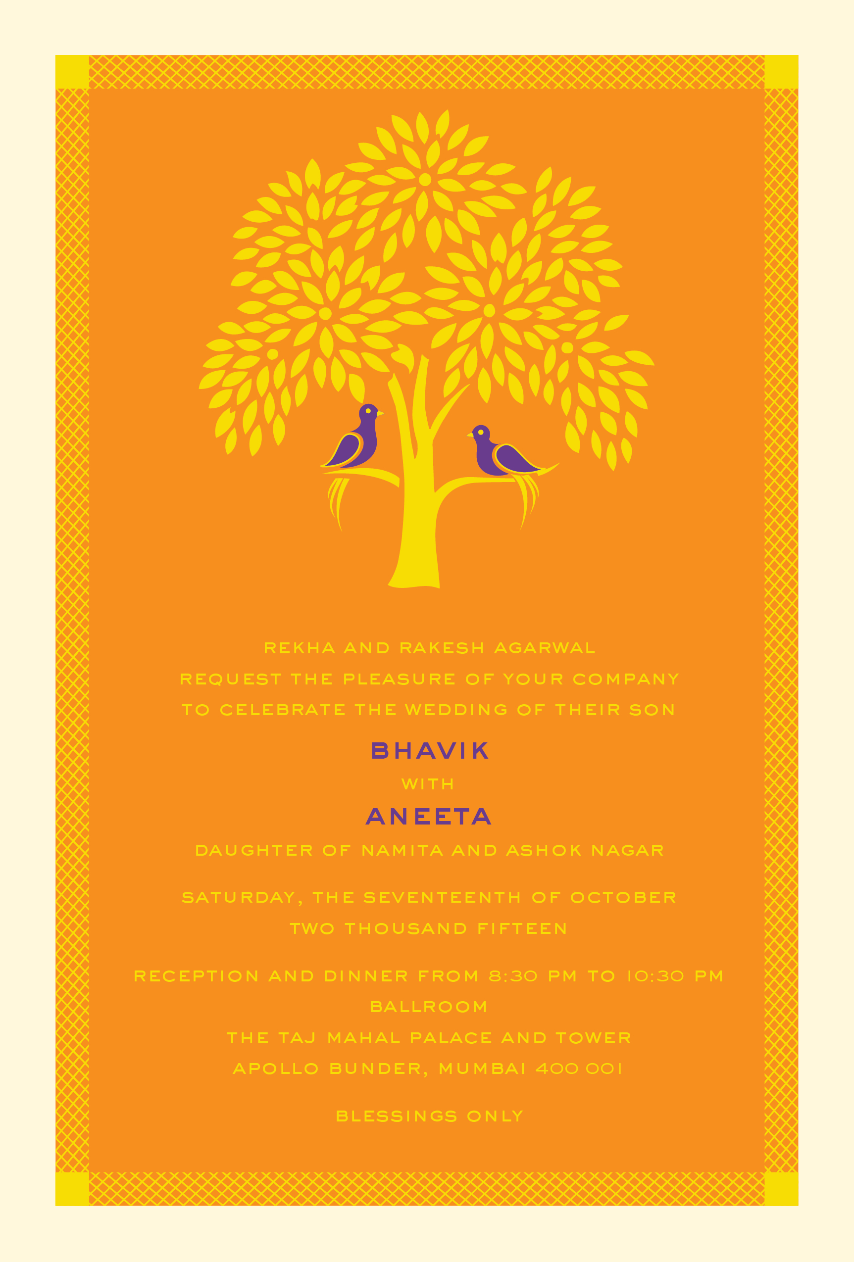 Wedding Invitation For Indian Wedding Wedding Invitation Wording