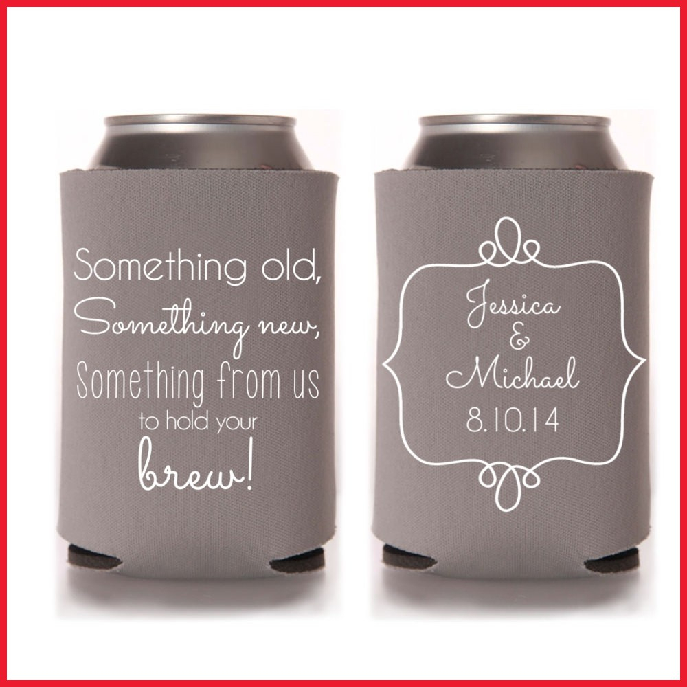 Awesome Photo of Wedding Koozie Ideas