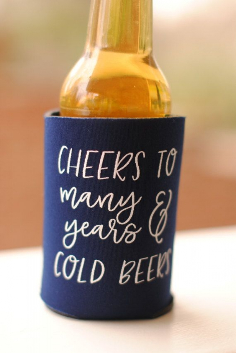 Awesome Photo of Wedding Koozie Ideas