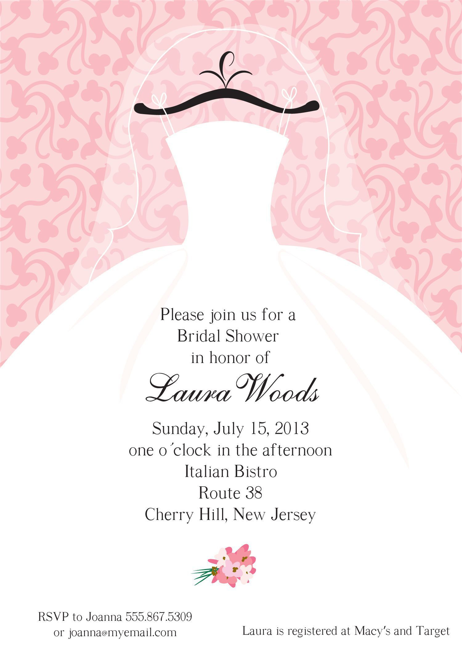 37+ Pretty Photo of Wedding Shower Invitations Wording