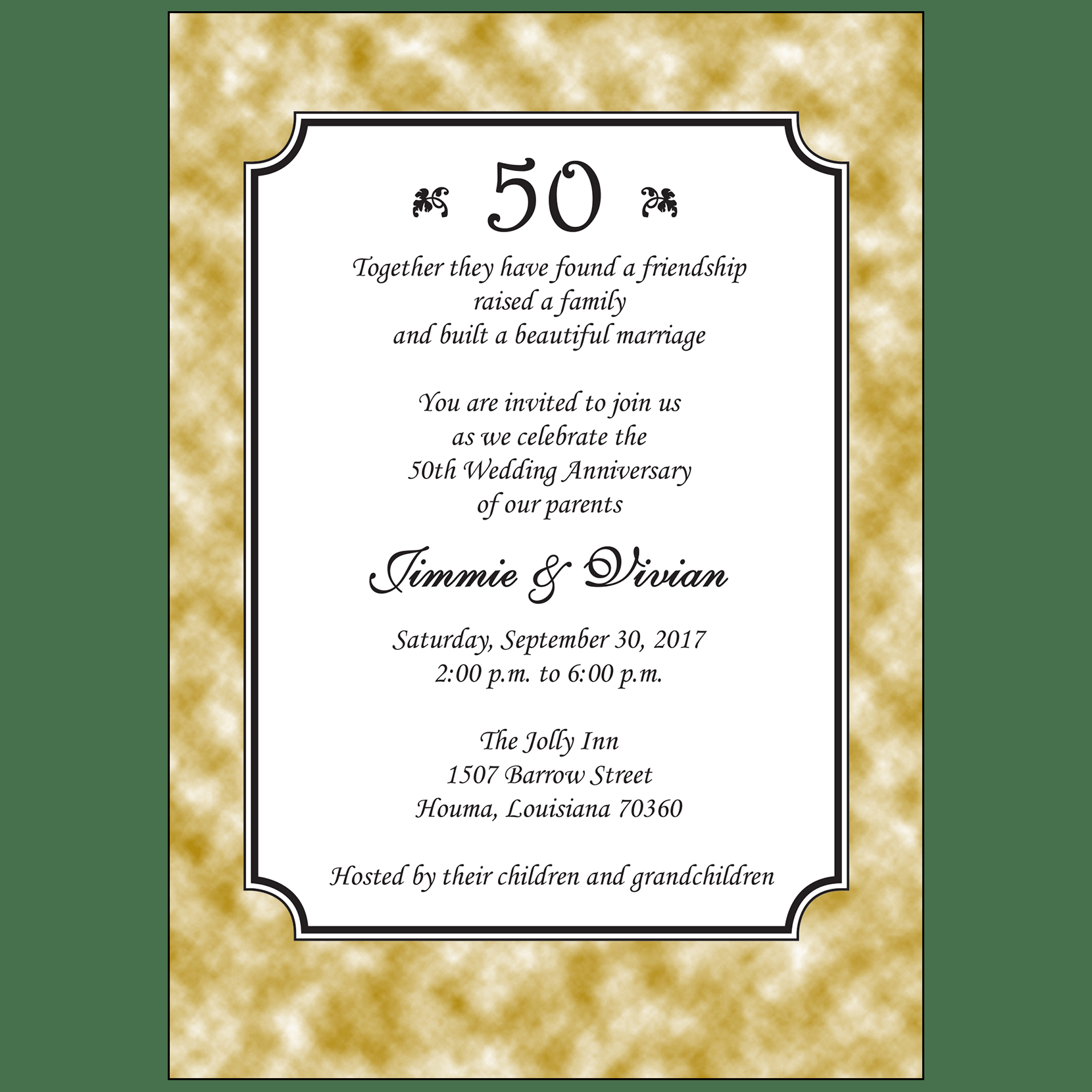 27+ Pretty Photo of 50Th Wedding Anniversary Invitations - regiosfera.com