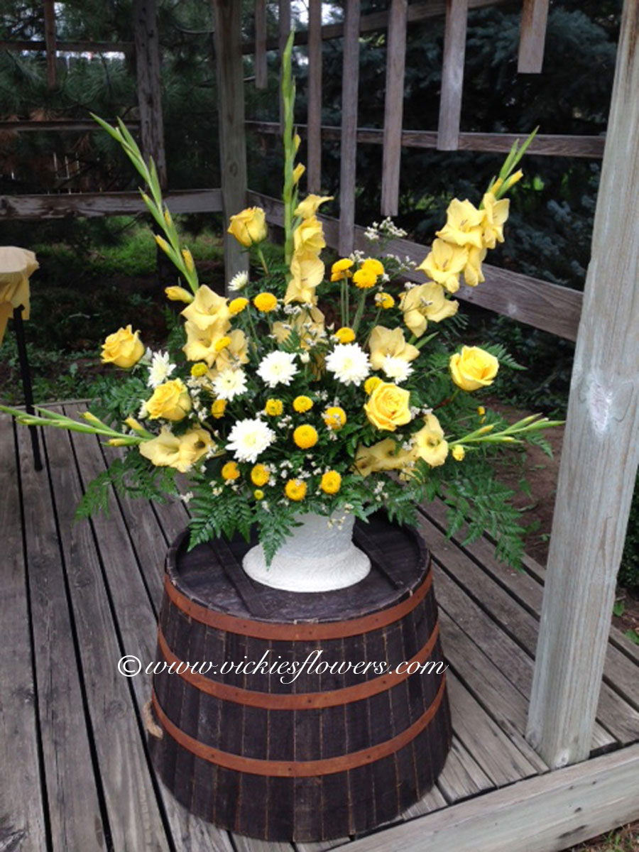 Beautiful Picture of Barrell Wedding Decor
