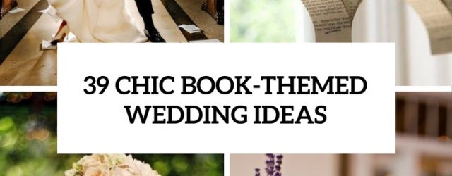 Books Wedding Decor 39 Chic Book Themed Wedding Ideas Weddingomania