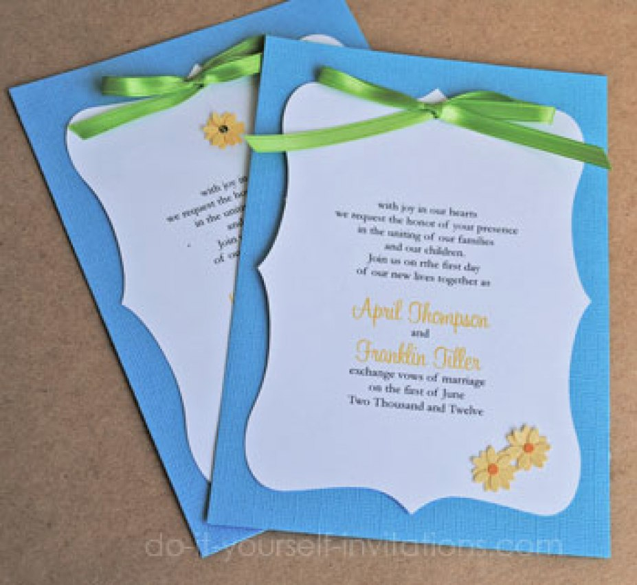 35+ Amazing Picture of Daisy Wedding Invitations - regiosfera.com