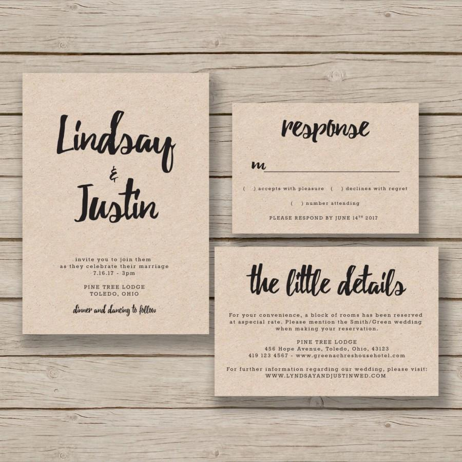 32+ Creative Image of Diy Wedding Invitations Templates - regiosfera.com