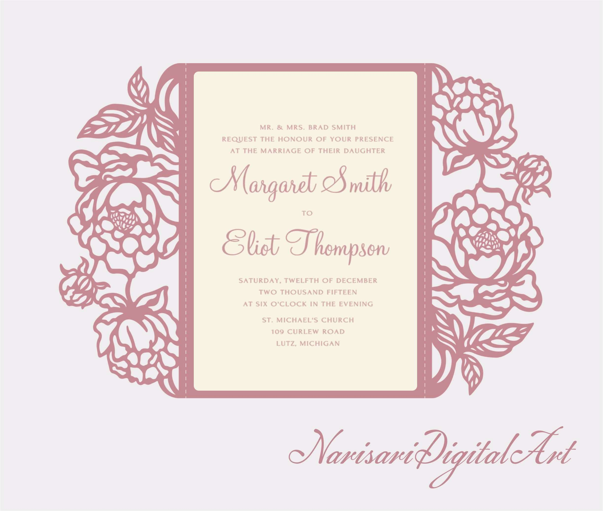 35+ Creative Photo of Do It Yourself Wedding Invitations Templates