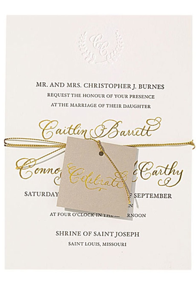 30+ Exclusive Image of Embossed Wedding Invitations