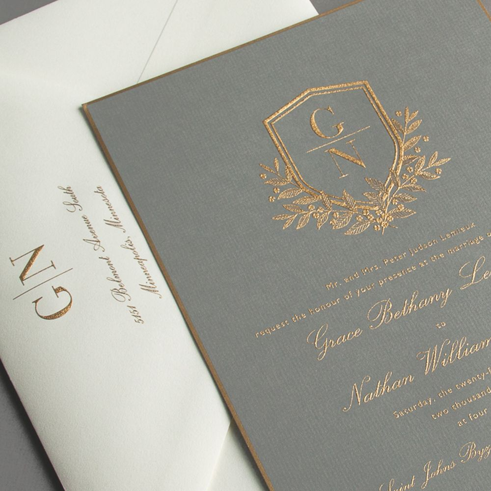 30+ Exclusive Image of Embossed Wedding Invitations