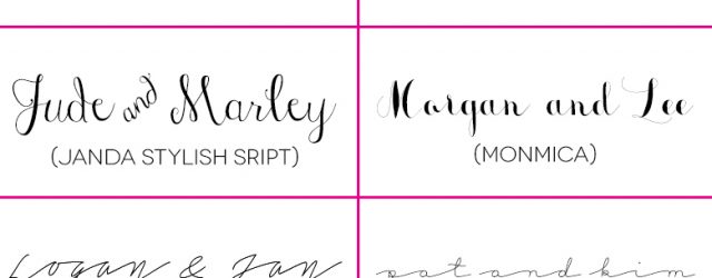 Fonts For Wedding Invitations 18 Free Script Fonts For Your Diy Wedding Invitations A Practical