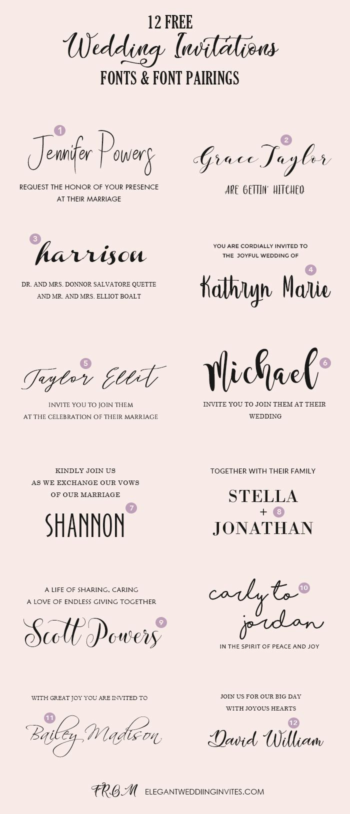 27+ Amazing Image of Fonts For Wedding Invitations - regiosfera.com