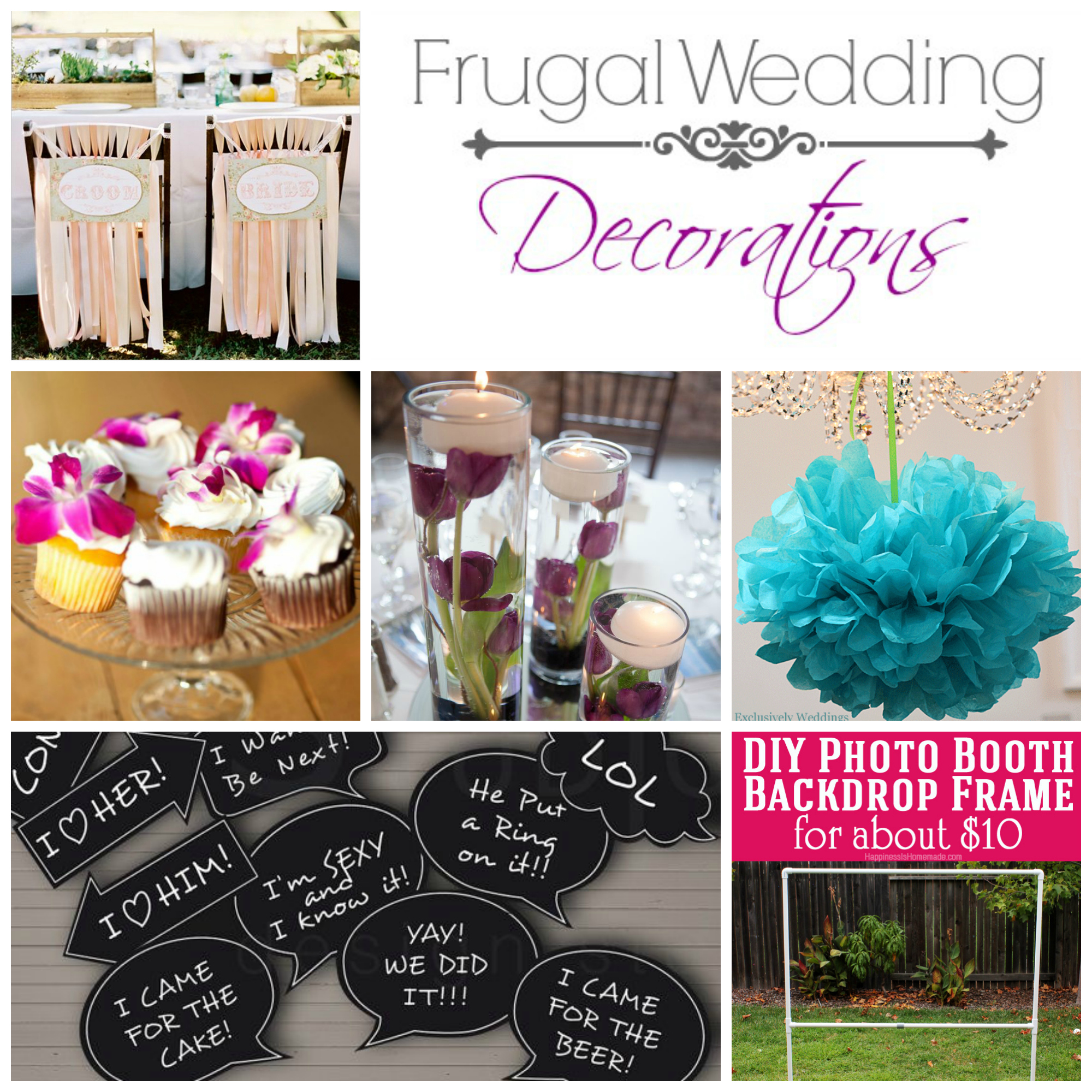 Elegant Photo of Frugal Wedding Decor - regiosfera.com