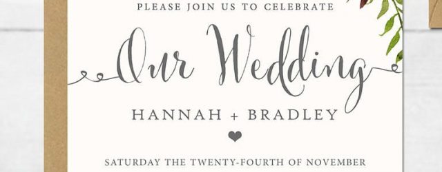 Invitation Layout For Wedding 16 Printable Wedding Invitation Templates You Can Diy Future
