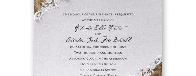 Invitations For Wedding Lacy Dream Invitation Invitations Dawn