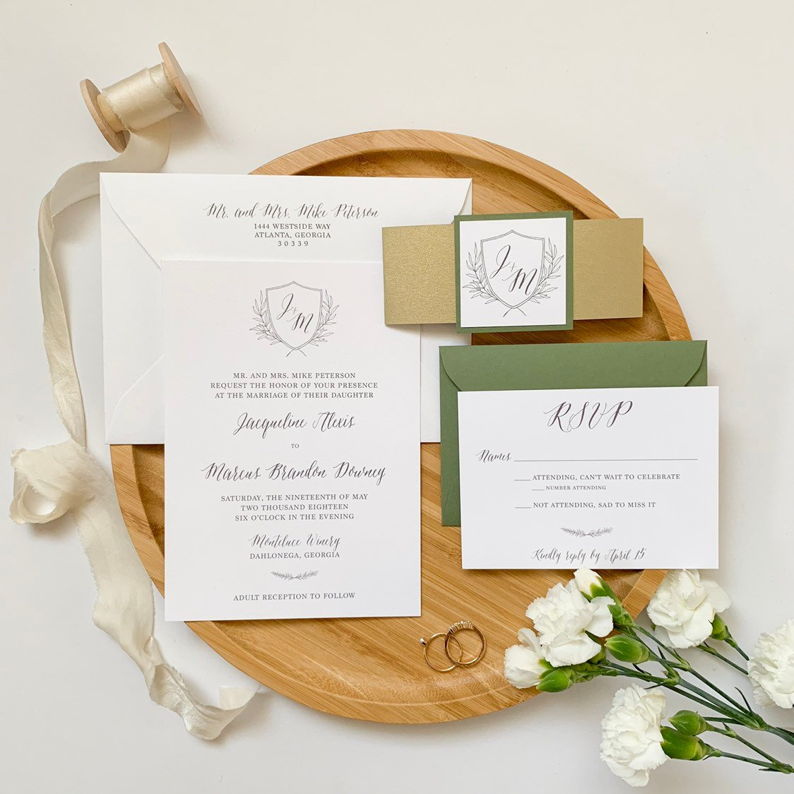 30+ Great Picture of Monogram Wedding Invitations - regiosfera.com