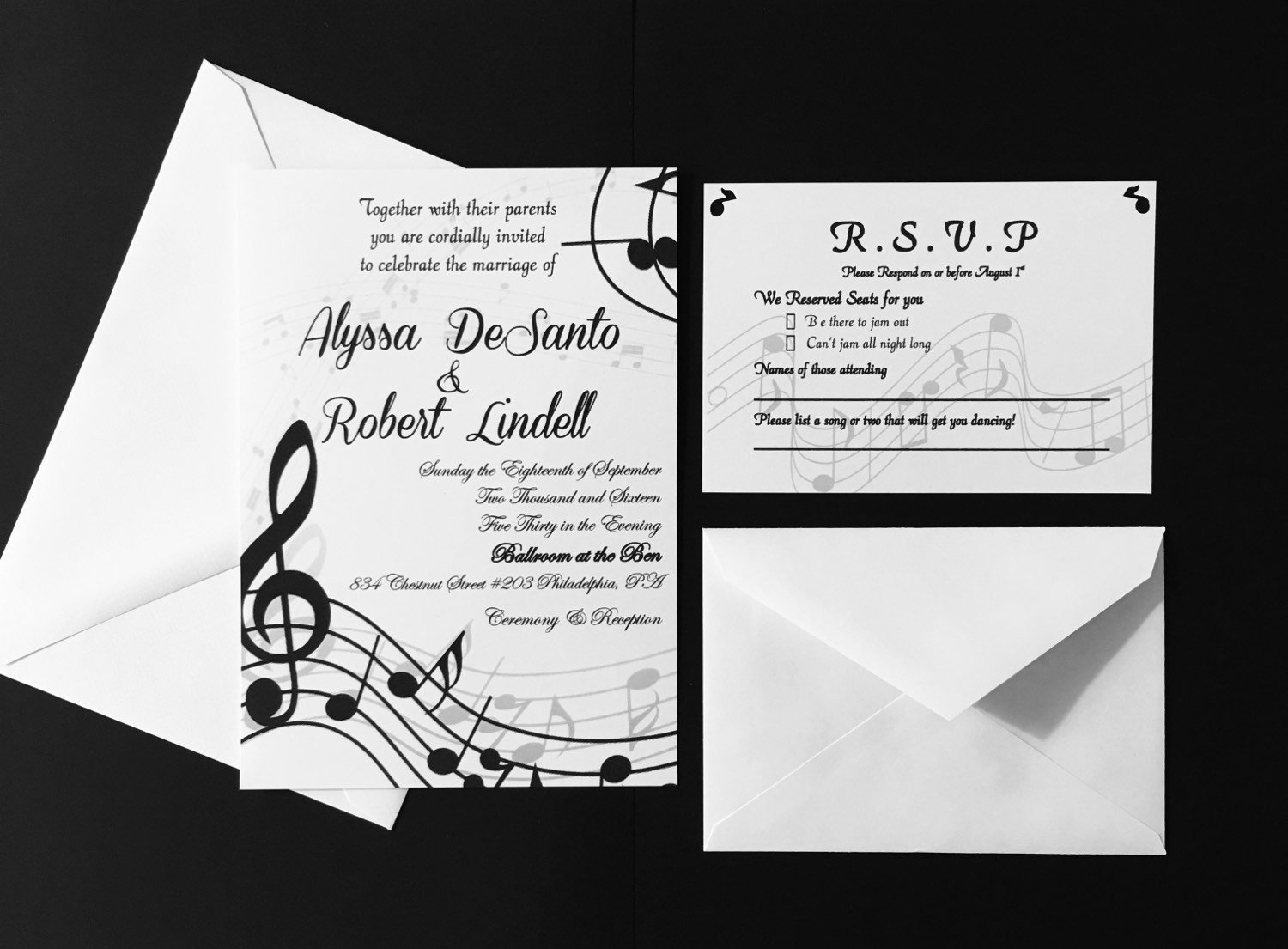 37+ Elegant Image of Music Themed Wedding Invitations