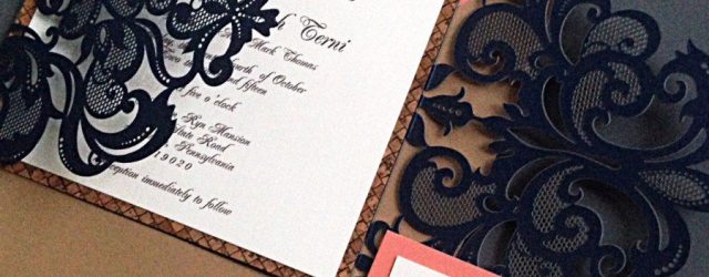 Navy And Coral Wedding Invitations Navy Carol Wedding Invitation Suite Our Home Pinterest