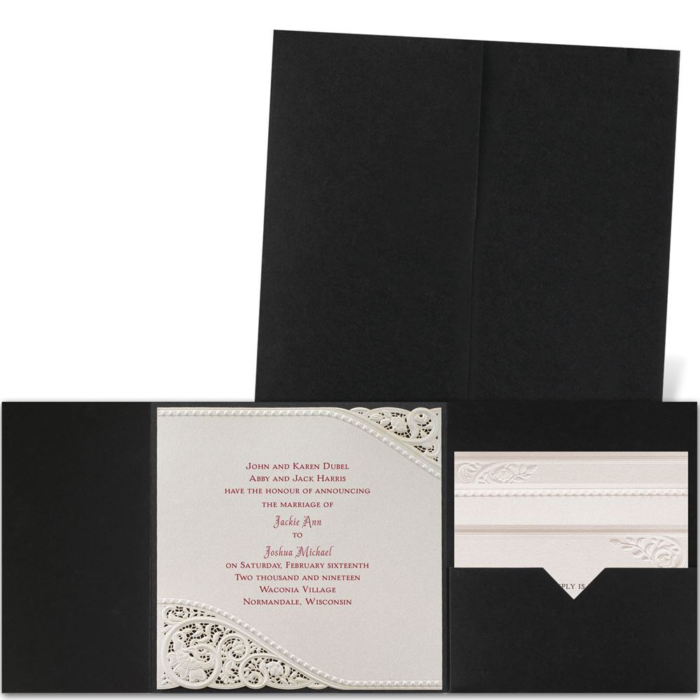 32+ Elegant Image of Pocket Wedding Invitation