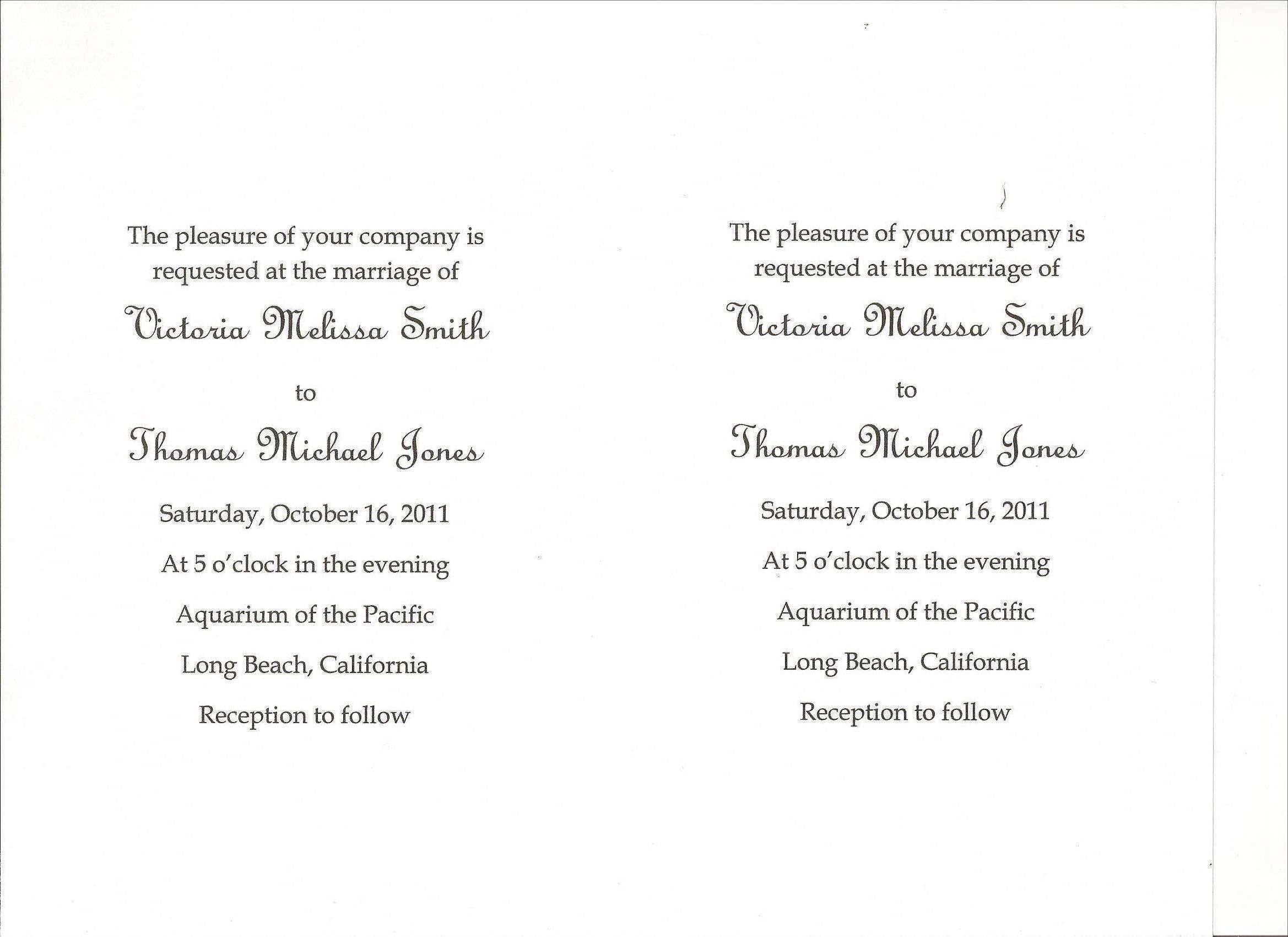 30+ Creative Picture of Samples Of Wedding Invitations - regiosfera.com