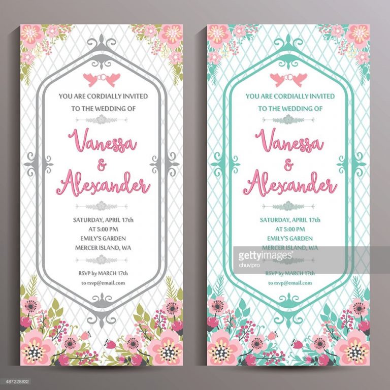 Standard Wedding Invitation Size Standard Wedding Invitation Size