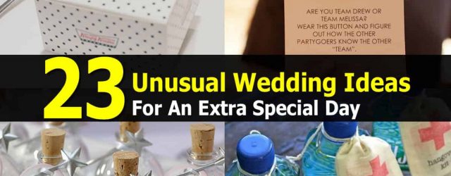 Unusual Wedding Ideas 23 Unusual Wedding Ideas For An Extra Special Day