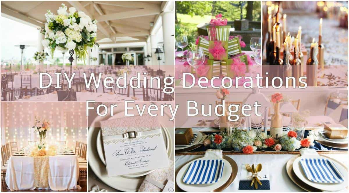 Creative Photo of Wedding Decorations On A Budget - regiosfera.com