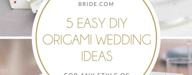 Wedding Details Ideas 5 Easy Diy Origami Wedding Ideas Southbound Bride